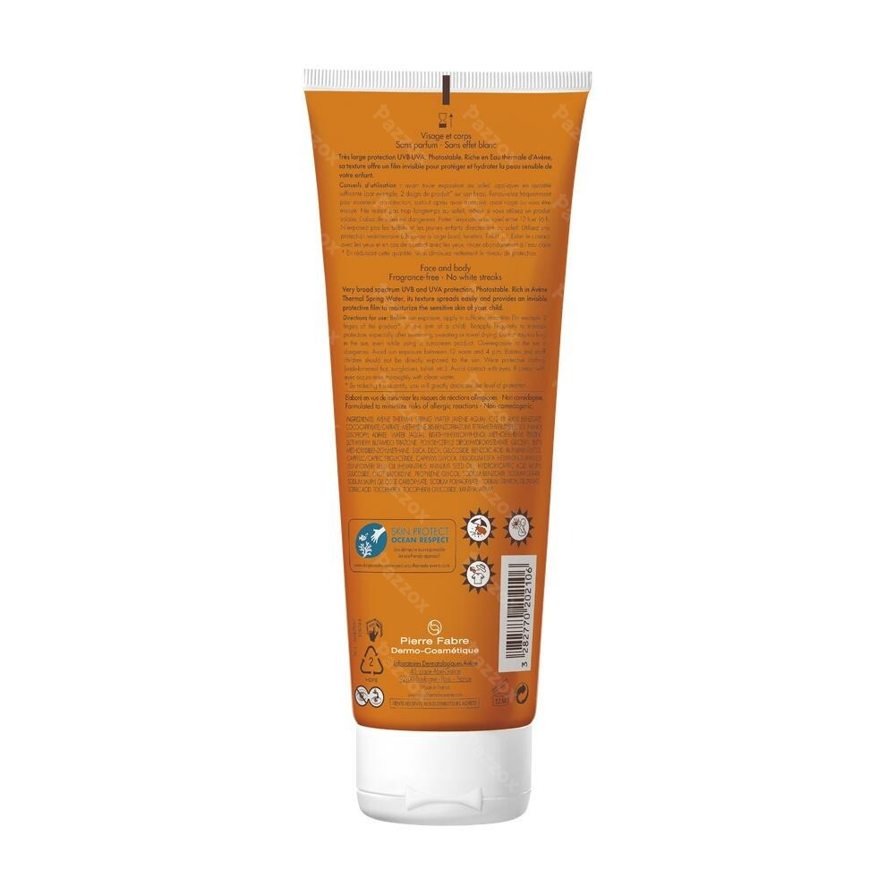 Avène Soleil Lait Enfant SPF50+ 250ml