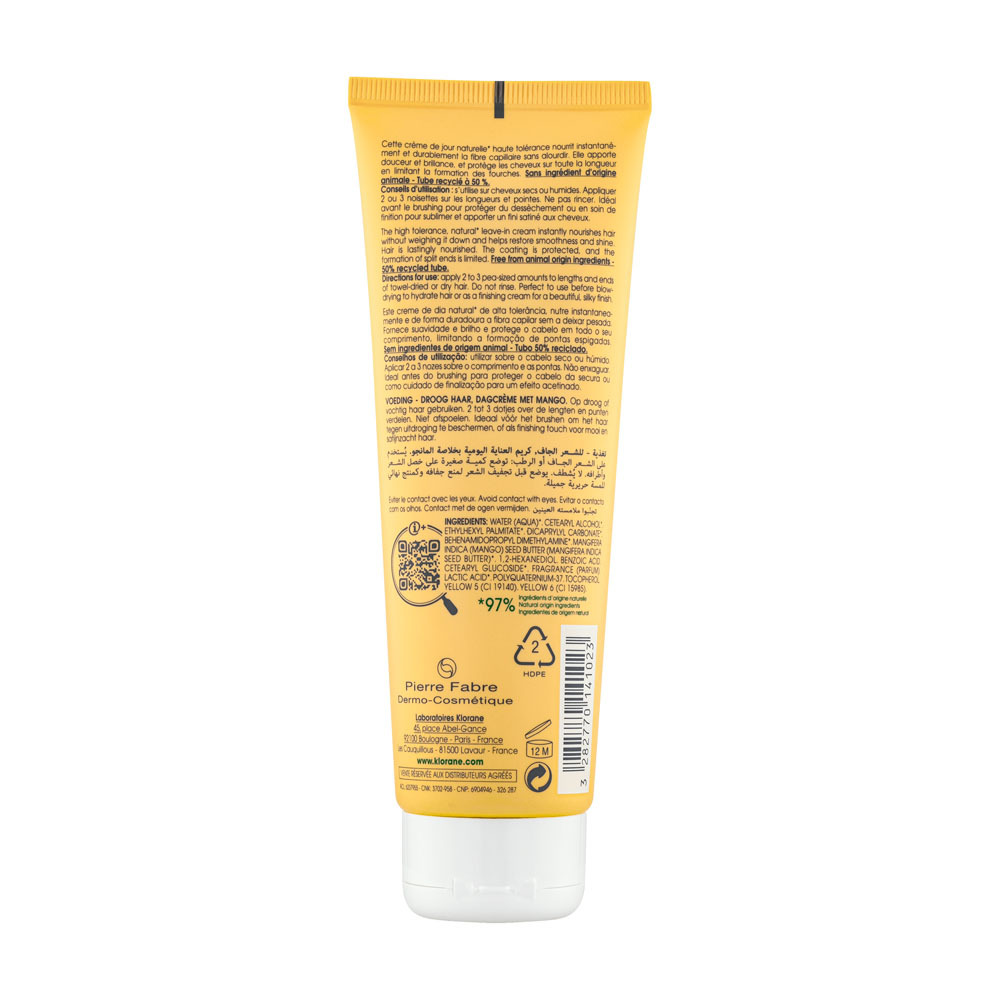 Klorane Capil. Cr Jour Mangue Tube 125ml