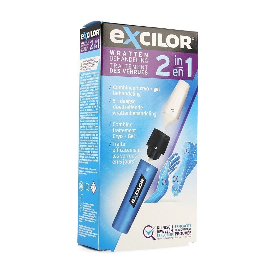 Excilor Traitement Verrues 2en1 11,5ml+1ml