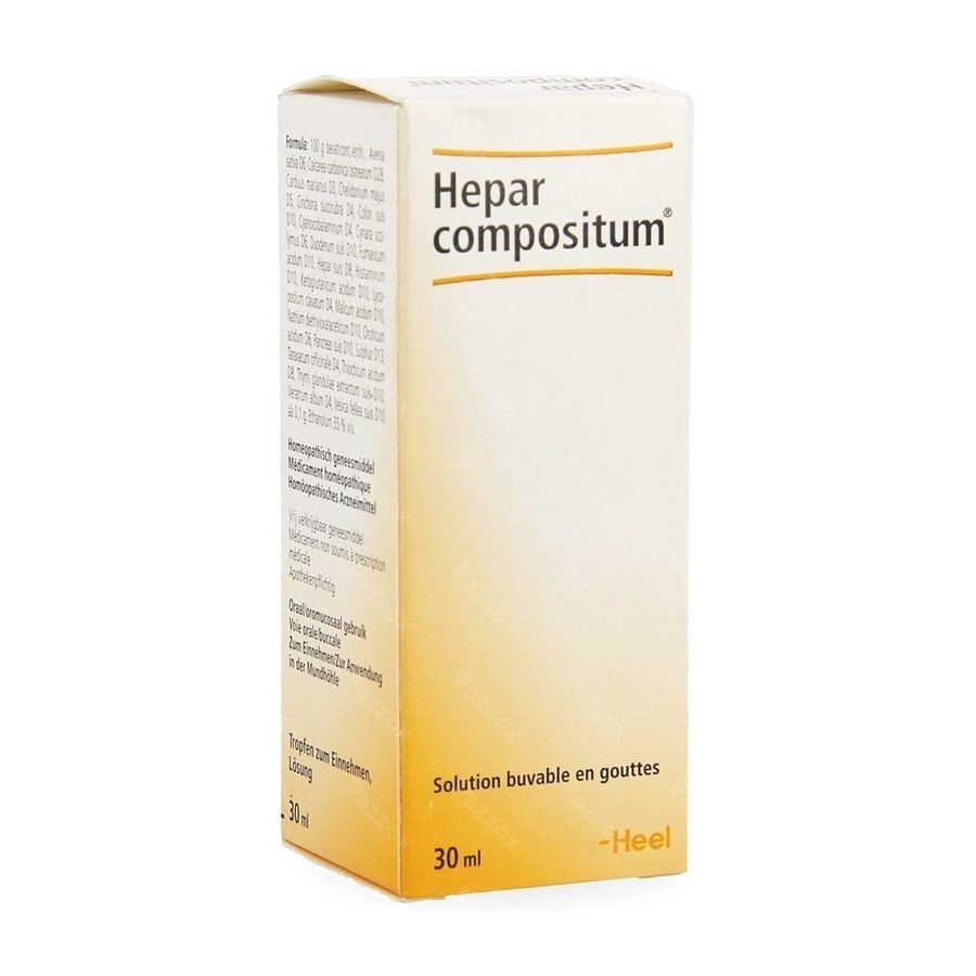 Hepar Compositum Sol Buvable Gutt 30ml