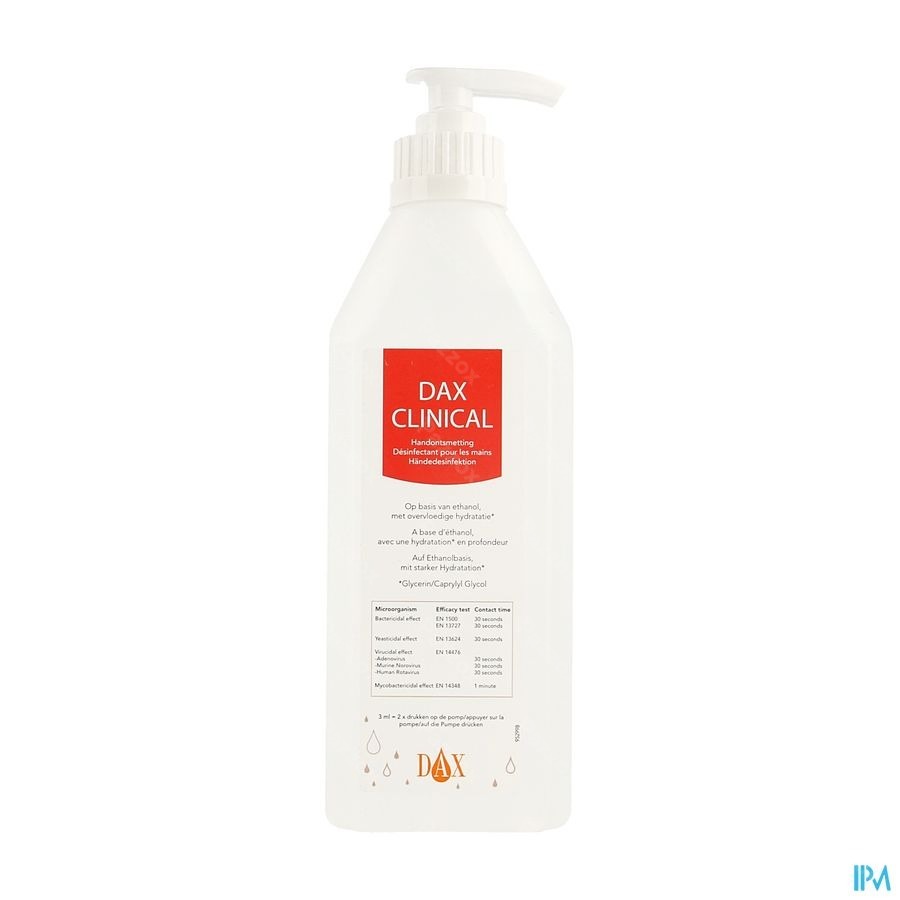Dax Clinical Desinfectant Main Fl Pompe 600ml