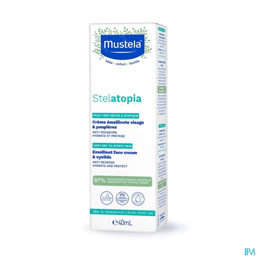 Mustela Stelatopia Creme Emolliente Visage 40ml