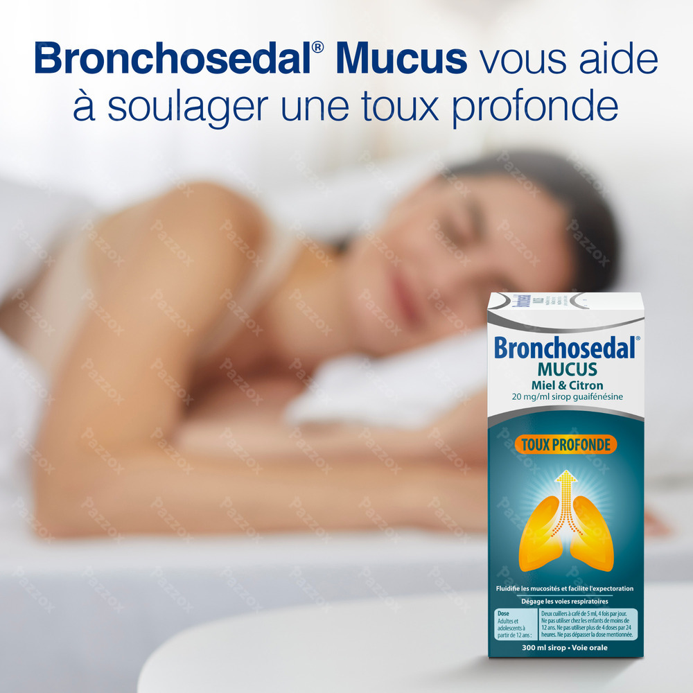 Bronchosedal Mucus Miel Citron 20mg/ml Sirop  300 ml