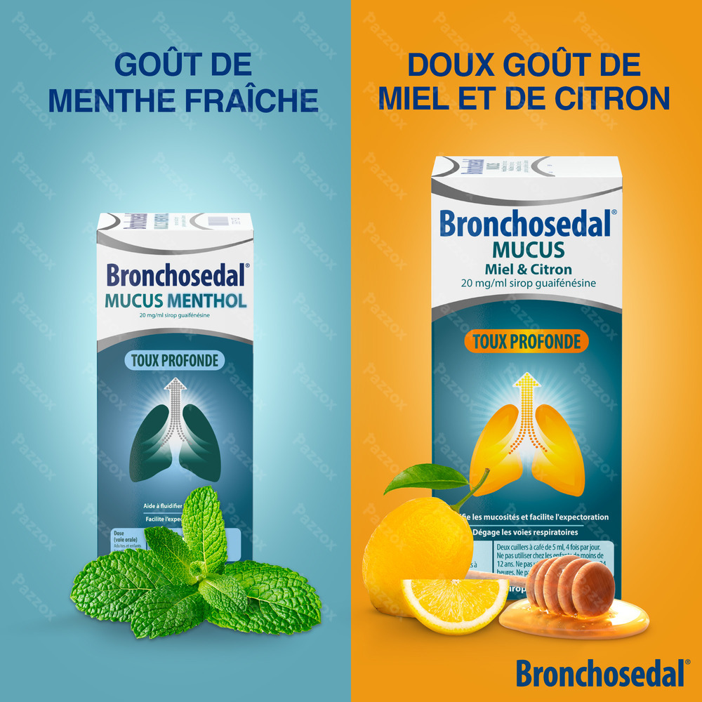 Bronchosedal Mucus Miel Citron 20mg/ml Sirop  300 ml