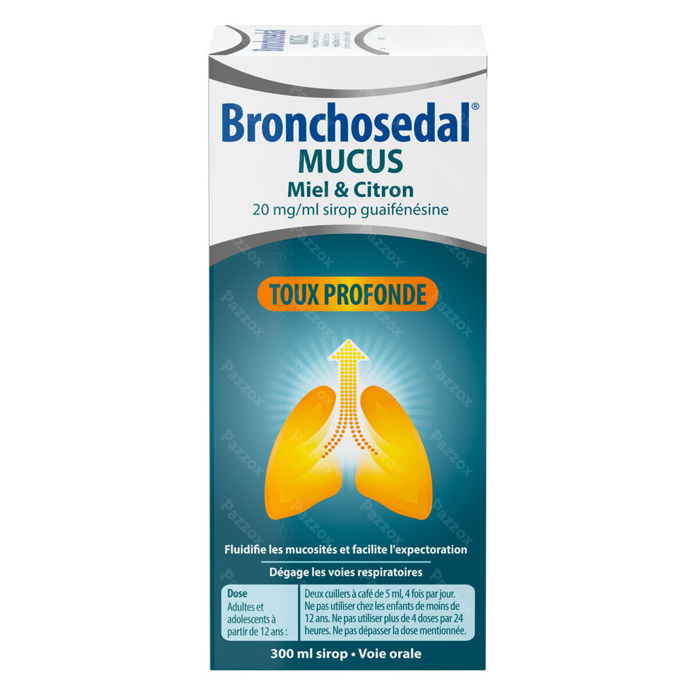Bronchosedal Mucus Miel Citron 20mg/ml Sirop  300 ml