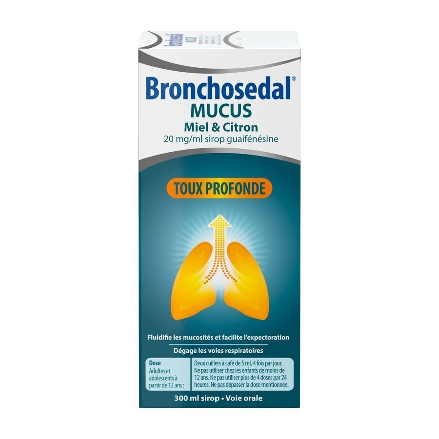 Bronchosedal Mucus Miel Citron 20mg/ml Sirop  300 ml