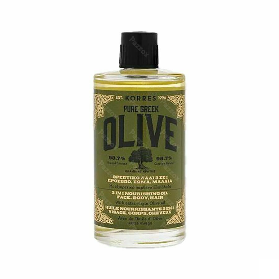 Korres Kf Huile Olive 3en1 Visage Corps Chev.100ml