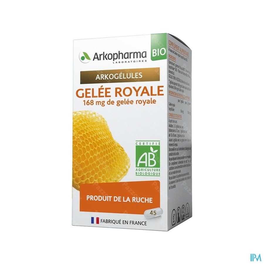 Arkogelules Gelee Royale Bio Caps 45