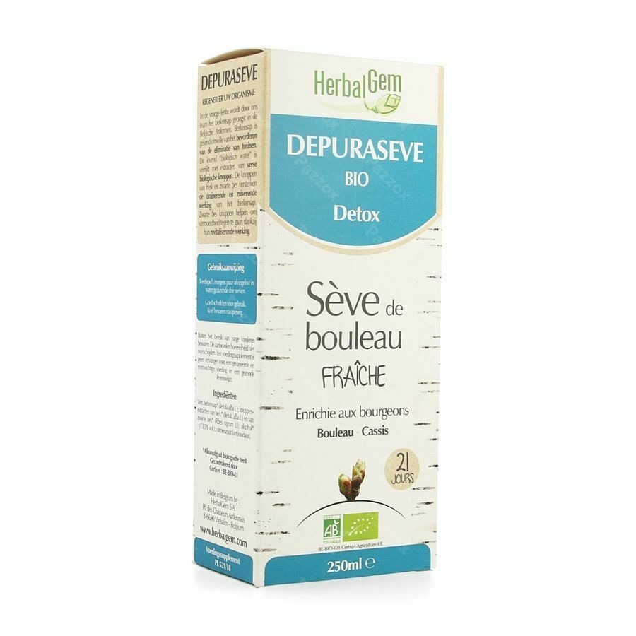 Herbalgem Depuraseve Bio 250ml Nf