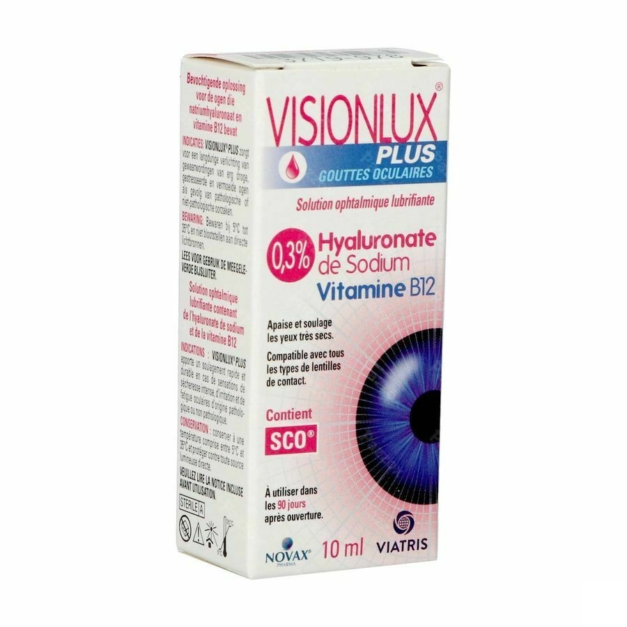 Visionlux Plus Gouttes Yeux Fl 1 X 10ml
