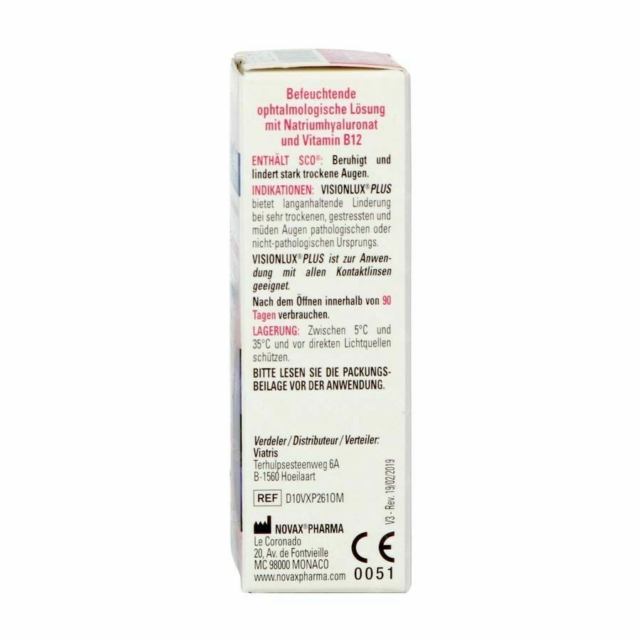 Visionlux Plus Gouttes Yeux Fl 1 X 10ml