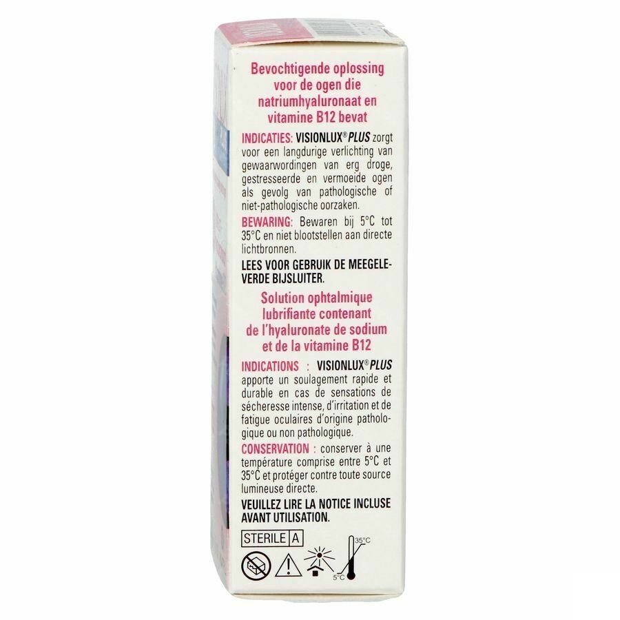 Visionlux Plus Gouttes Yeux Fl 1 X 10ml