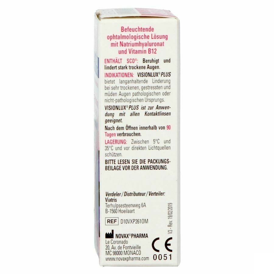 Visionlux Plus Gouttes Yeux Fl 1 X 10ml