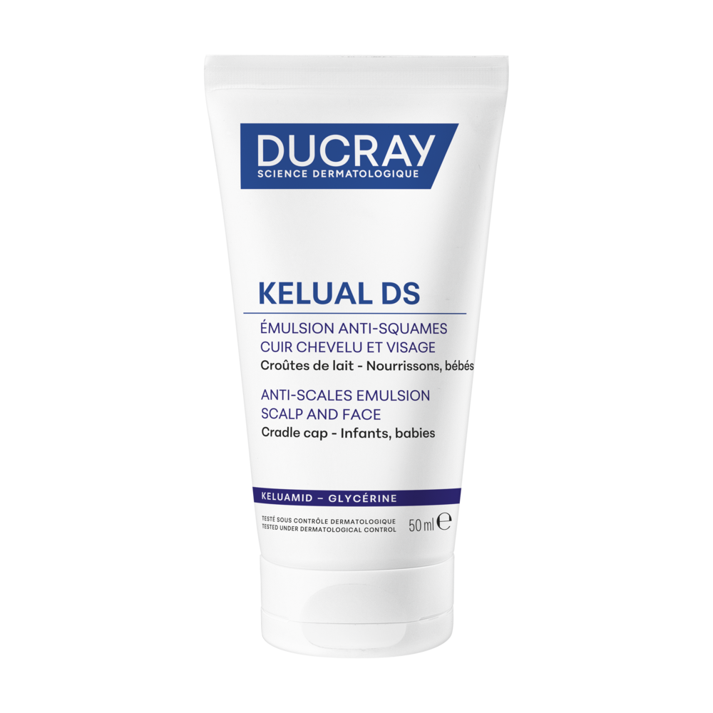 Ducray Kelual Emulsion Kératoréductrice, Croûtes de lait, Peau sébosquameuse 50ml