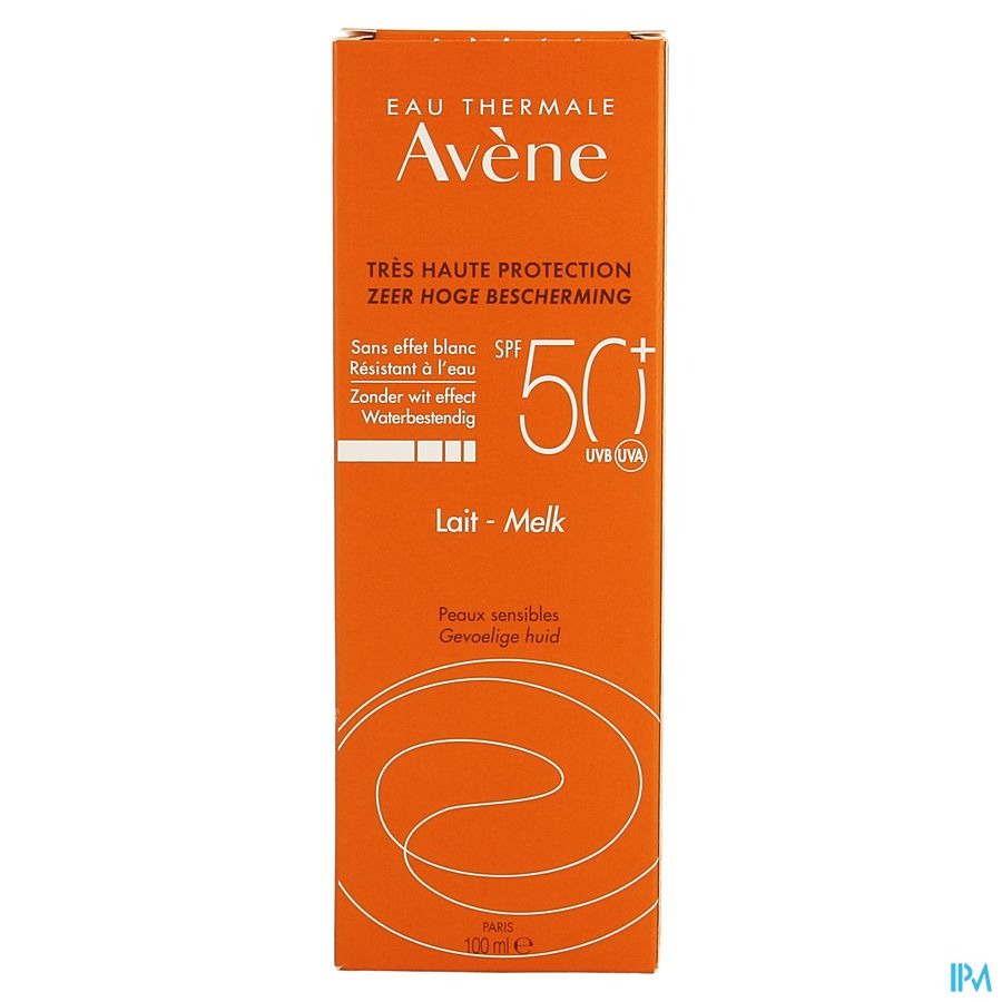 Avène Lait de Soleil Très Haute Protection SPF50+ 100ml