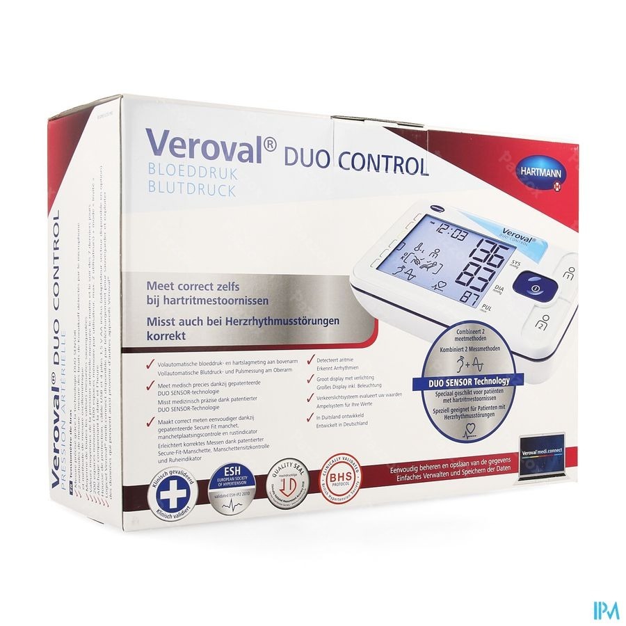 Hartmann Veroval Duo Control Large Tensiomètre De Bras 