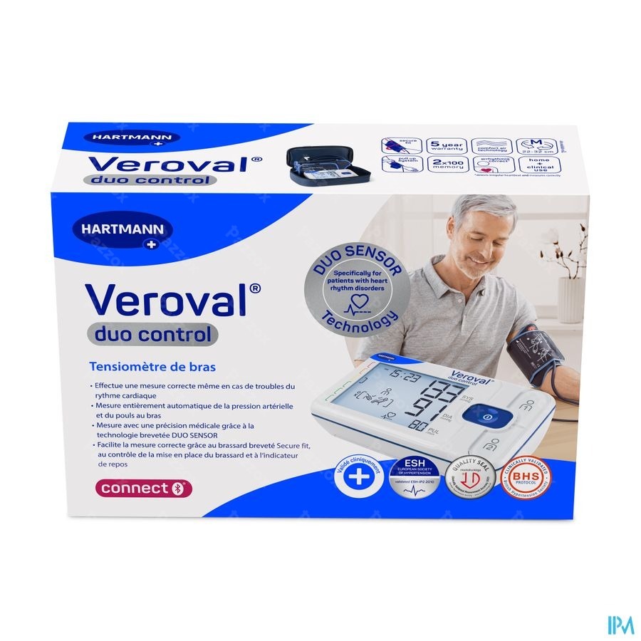 Hartmann Veroval Duo Control Medium Tensiomètre De Bras 