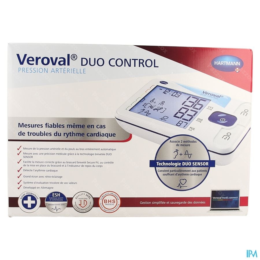 Hartmann Veroval Duo Control Medium Tensiomètre De Bras 