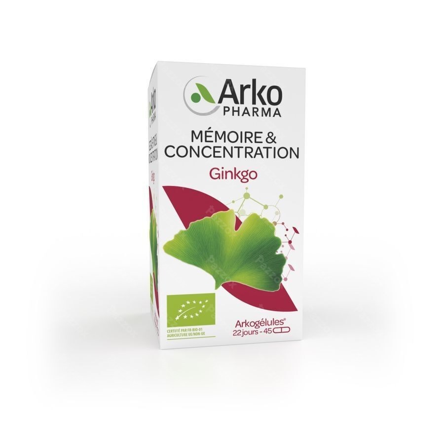 Arkogelules Ginkgo Bio Caps 45