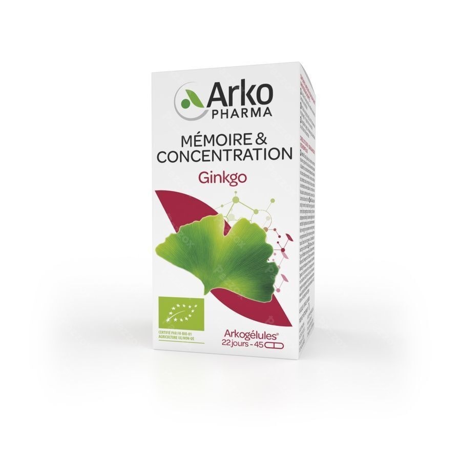 Arkogelules Ginkgo Bio Caps 45