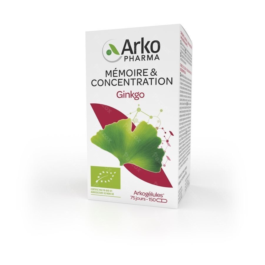 Arkogelules Ginkgo Bio Caps 150