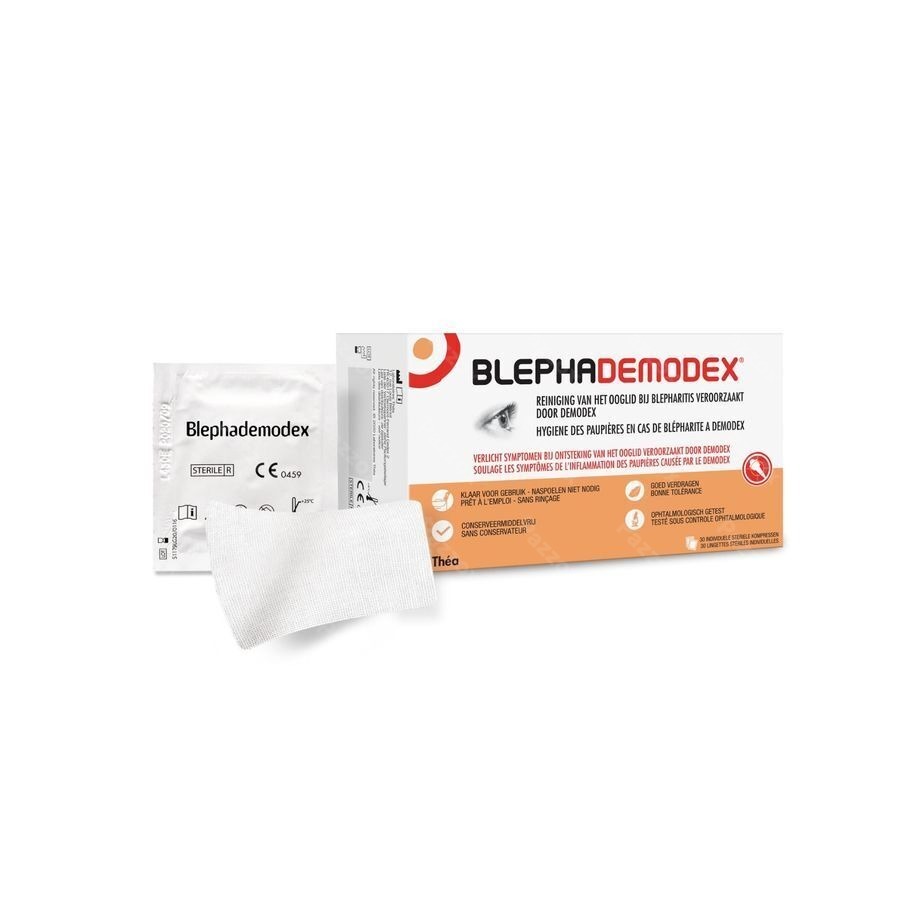 Blephademodex Compresse Nettoyante Yeux 30