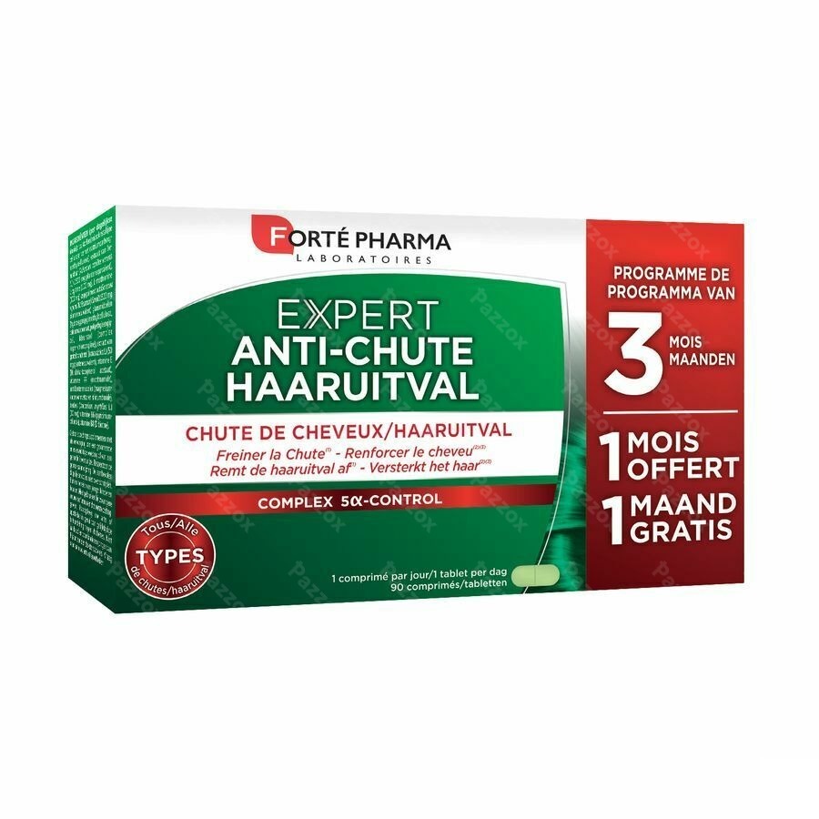 Forté Pharma Expert Anti-Chute 3 x 30 Comprimés 2+1 Gratuit