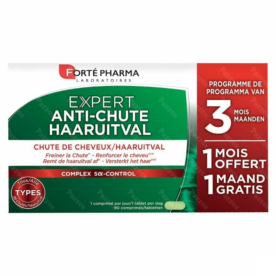 Forté Pharma Expert Anti-Chute 3 x 30 Comprimés 2+1 Gratuit