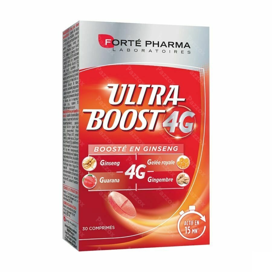 Forté Pharma Vitalité 4G Ultra Boost Ginseng 30 Comprimés 