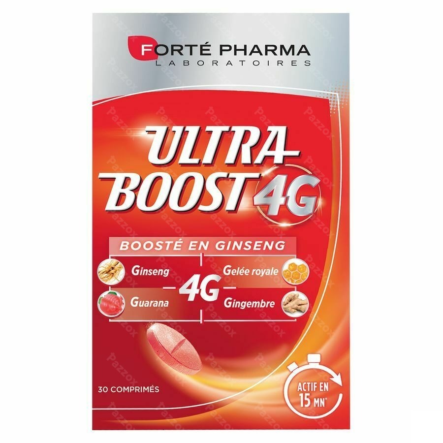 Forté Pharma Vitalité 4G Ultra Boost Ginseng 30 Comprimés 