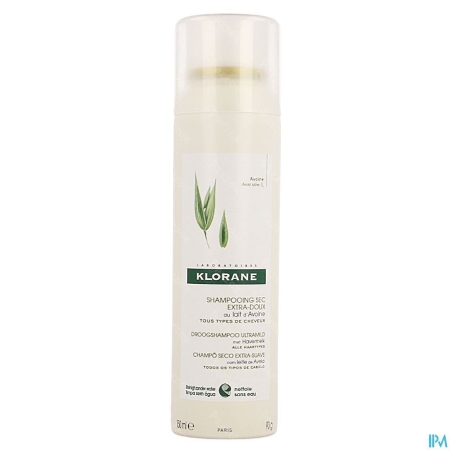Klorane Shampooing Sec Extra-doux Au Lait D'avoine 150ml