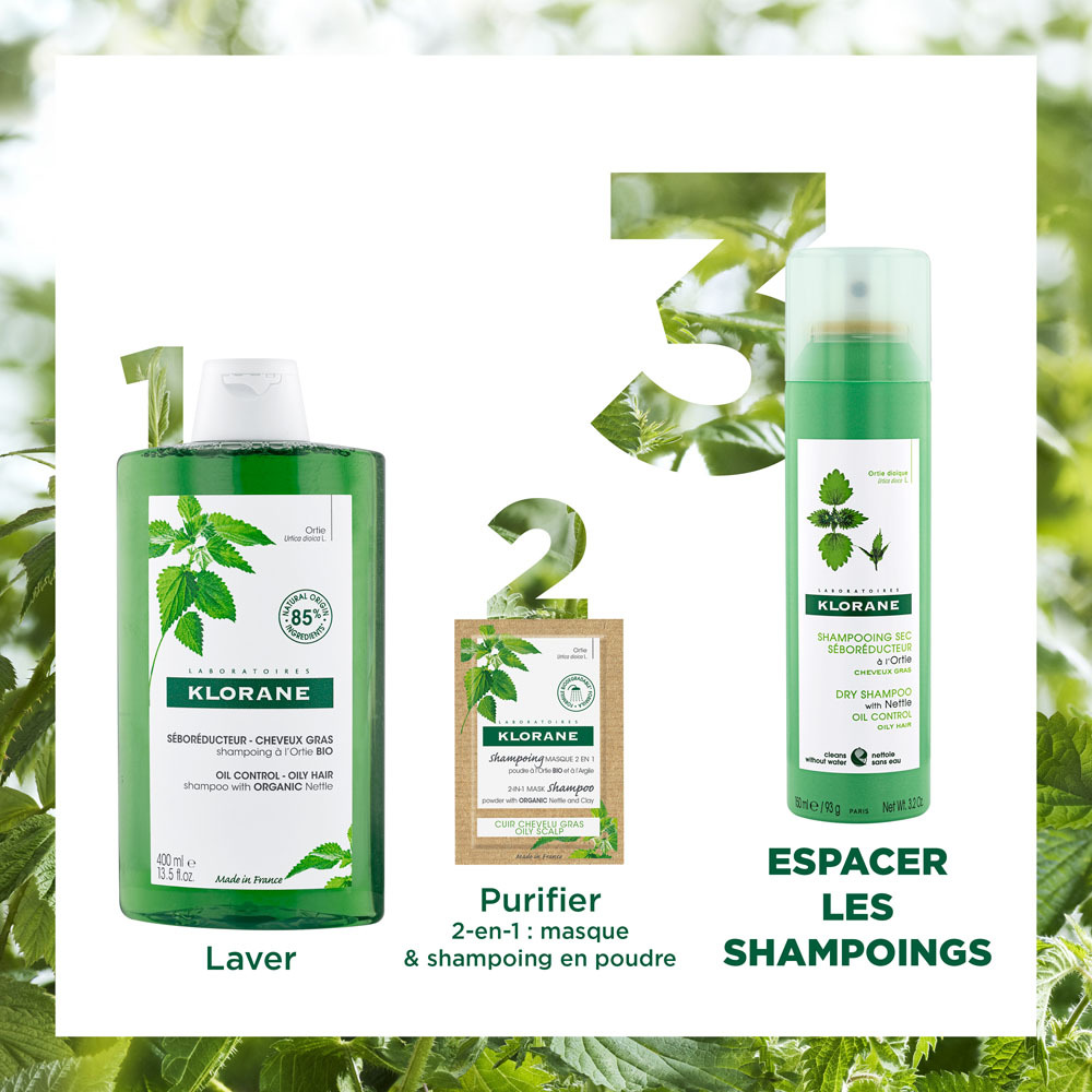 Klorane Shampooing Sec Séboréducteur à L'orti 150ml