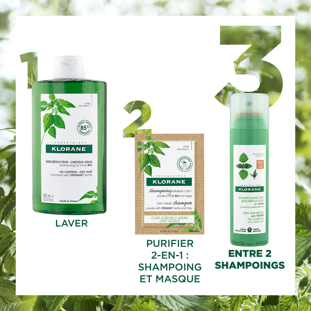 Klorane Shampooing Sec Séboréducteur à L'orti Teinte 150ml