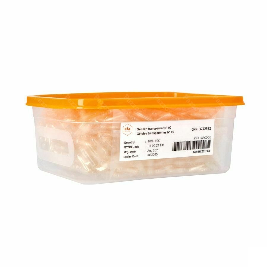 Gelules Transp. 00 1000 Magis