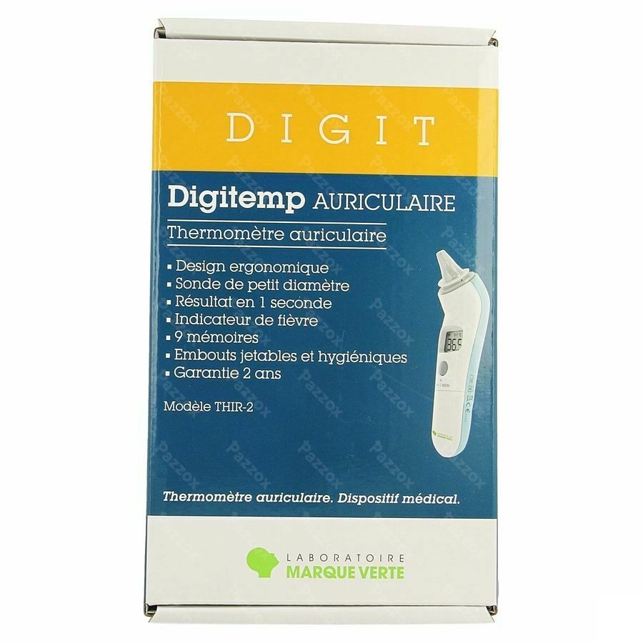 Marque V Digitemp Thermometre Auricul.petit Taille