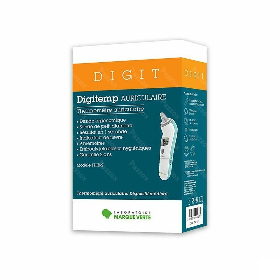 Marque V Digitemp Thermometre Auricul.petit Taille