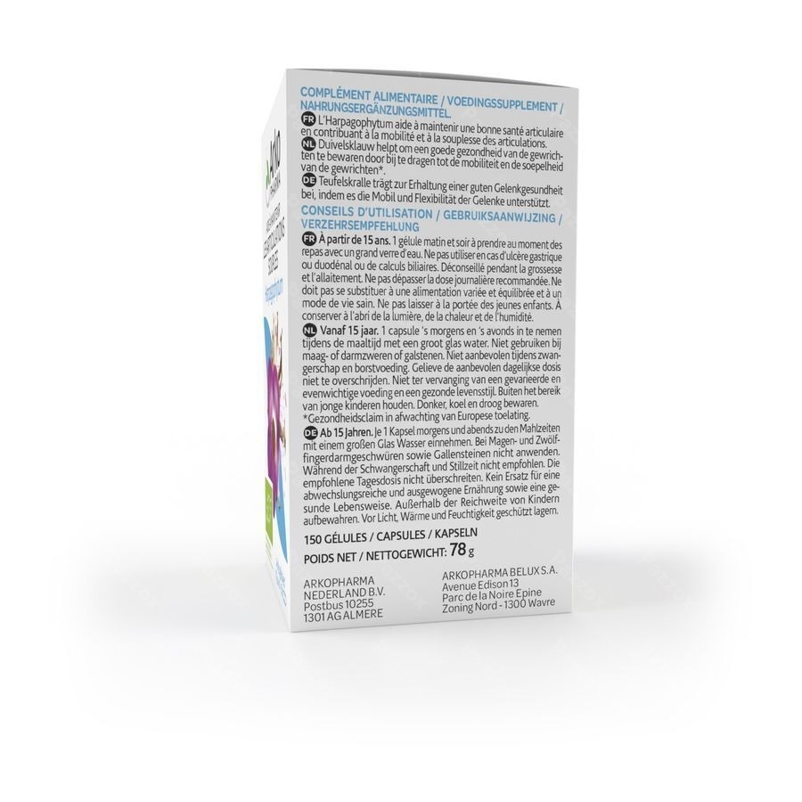 Arkogelules Harpadol Bio Caps 150 Nf