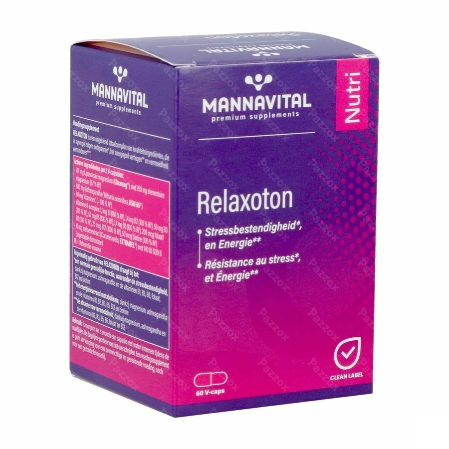 Mannavital Relaxoton 60 Comprimés