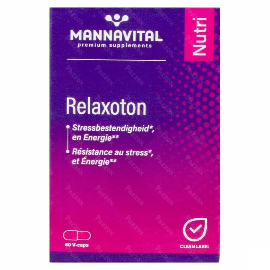 Mannavital Relaxoton 60 Comprimés