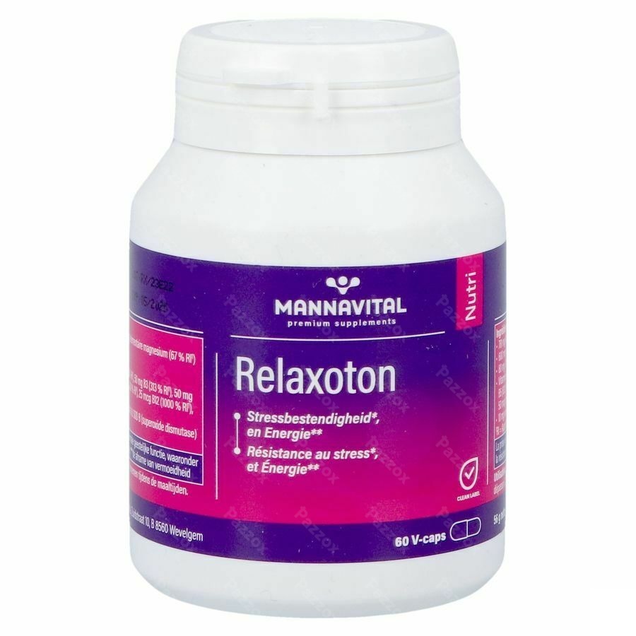 Mannavital Relaxoton 60 Comprimés
