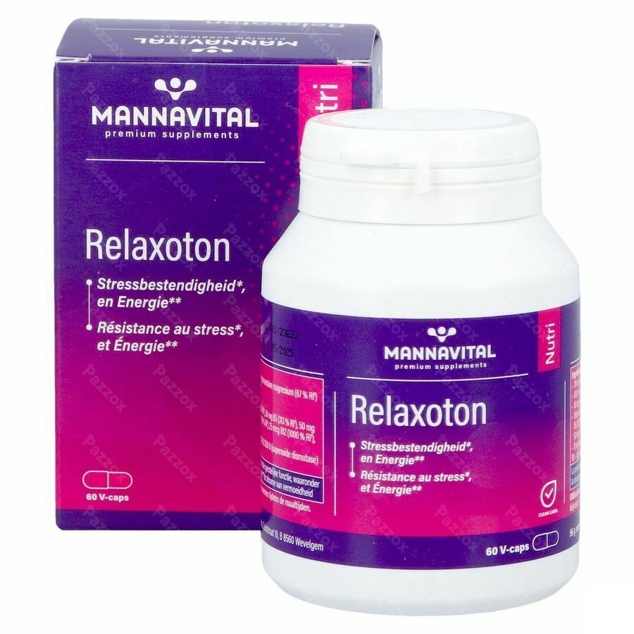Mannavital Relaxoton 60 Comprimés