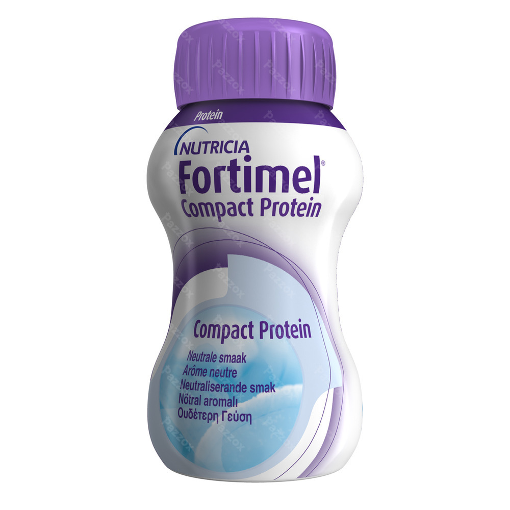 Fortimel Compact Protein Neutre Bouteilles 4x125 ml
