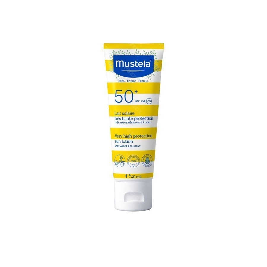 Mustela Bébé Lait Solaire Très Haute Protection Spf 50+ 40ml