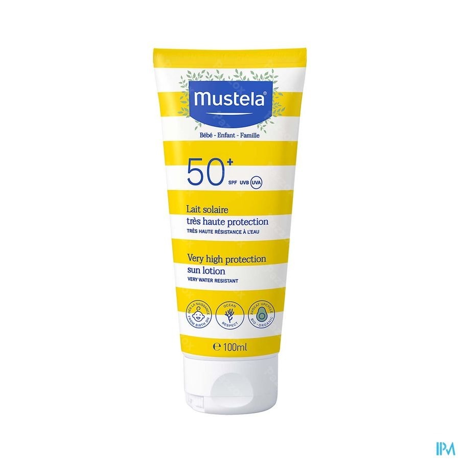 Mustela Lait Solaire Tres Haute Protection SPF50+ 100ml