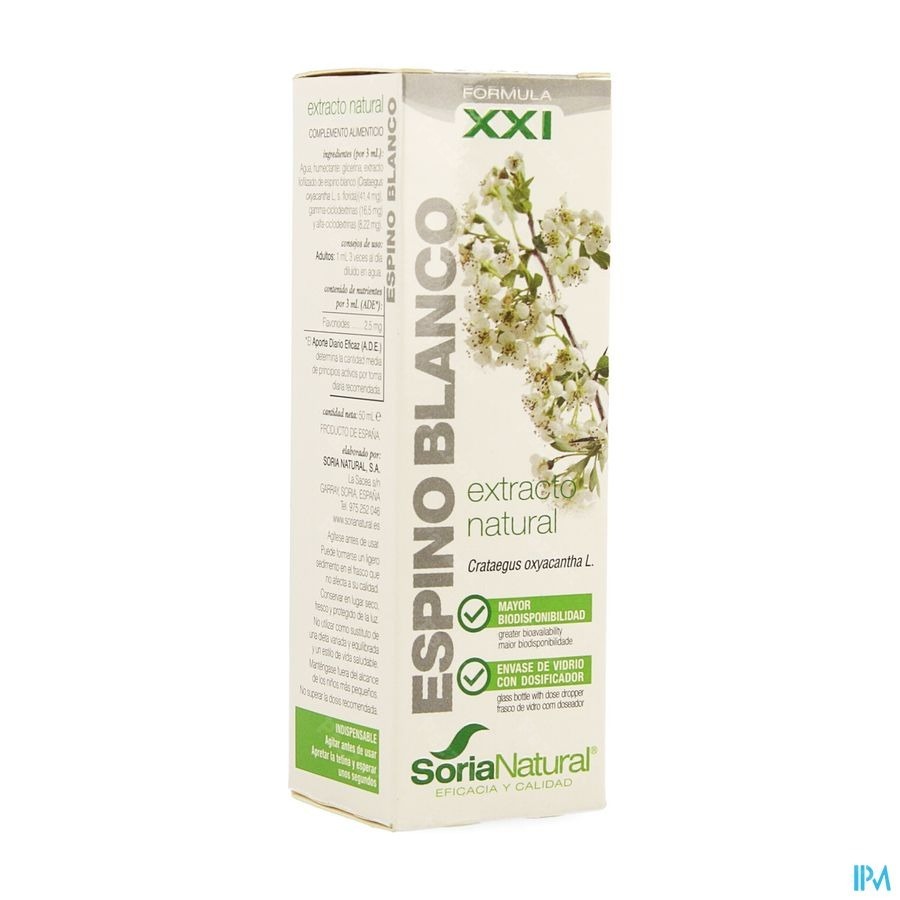 Soria Crataegus Oxyacantha Xxi Extr. Fl. 50ml