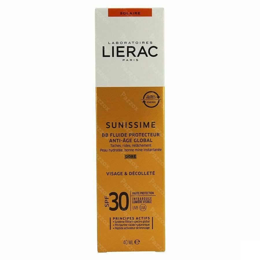 Lierac Sunissime Bb Fluid Dore Visage Ip30 Tb 40ml