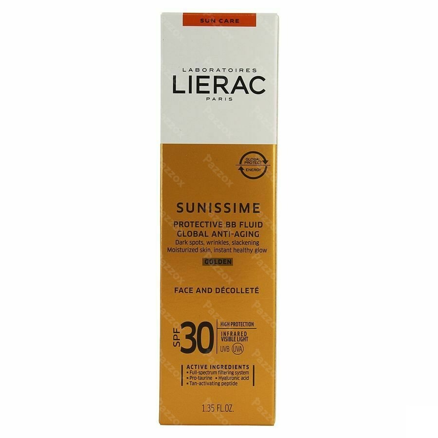 Lierac Sunissime Bb Fluid Dore Visage Ip30 Tb 40ml