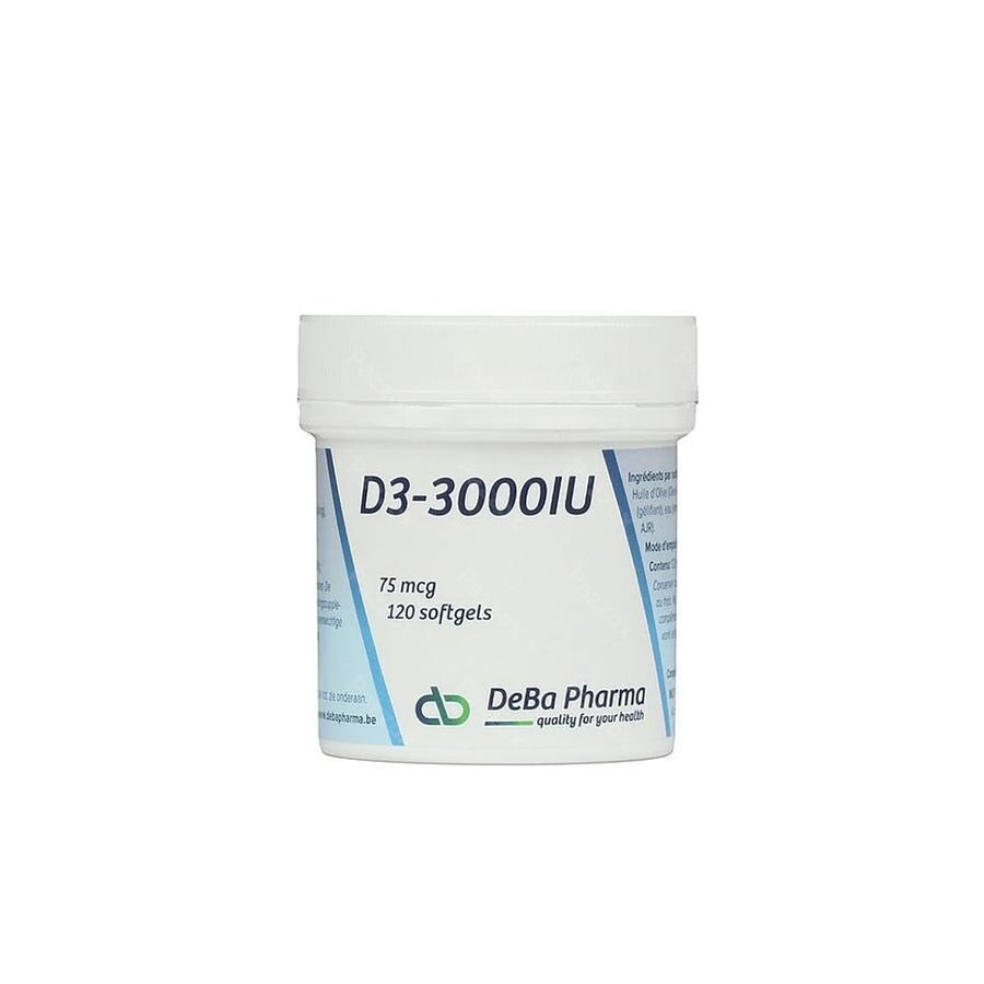 DeBa Pharma D3-3000 IU 120 Capsules