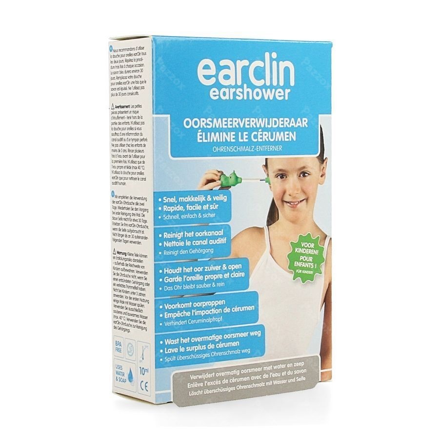 Earclin Earshower Enfant Elimine Cerumen Revogan