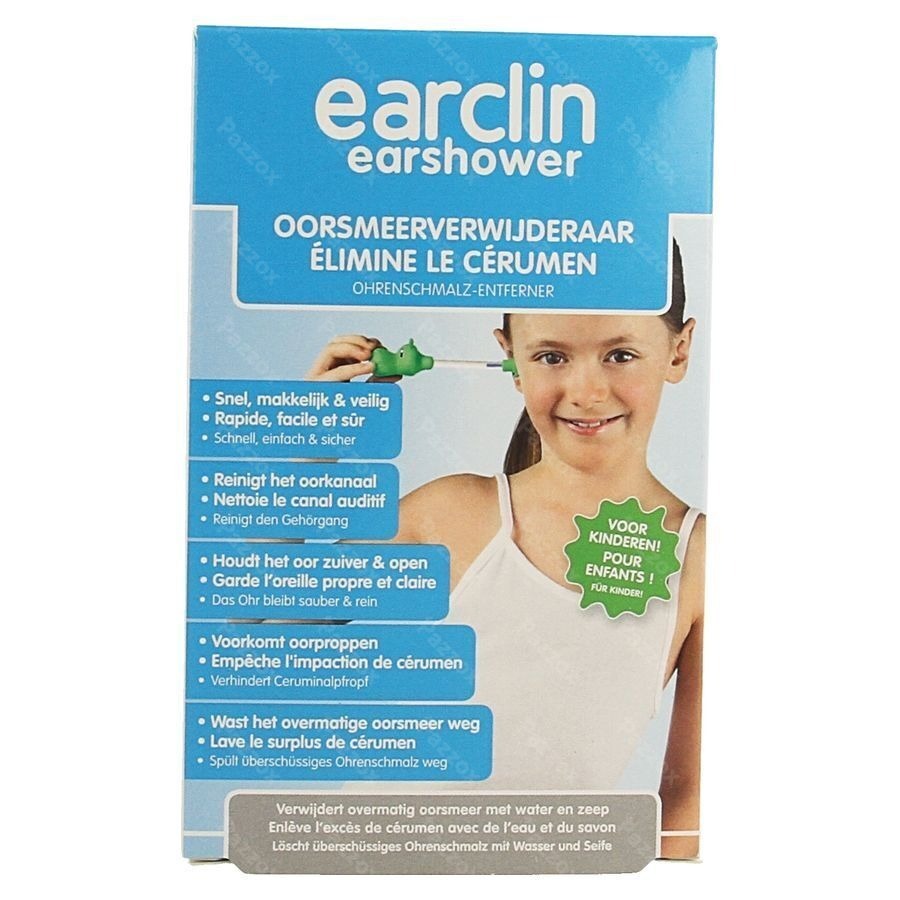 Earclin Earshower Enfant Elimine Cerumen Revogan